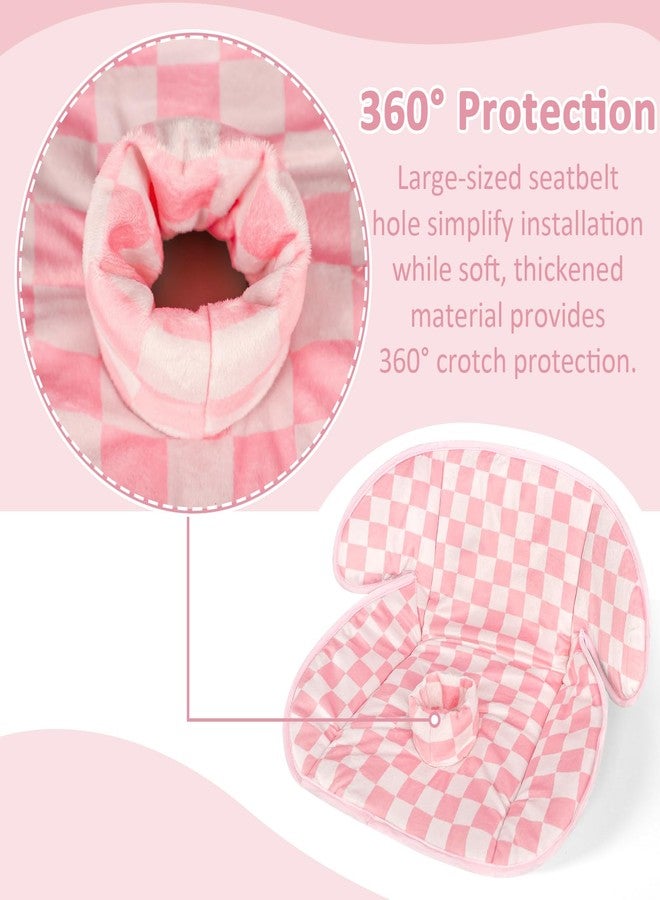 DAYEEBALL Piddle Pads Carseat, Soft and Warm Car Seat Protector, Toddler Car Seat Protector for Potty Training, Washable Carseat Potty Training Cover, Waterproof Baby Piddle Pad Car Seat Liner, Pink - Image 4